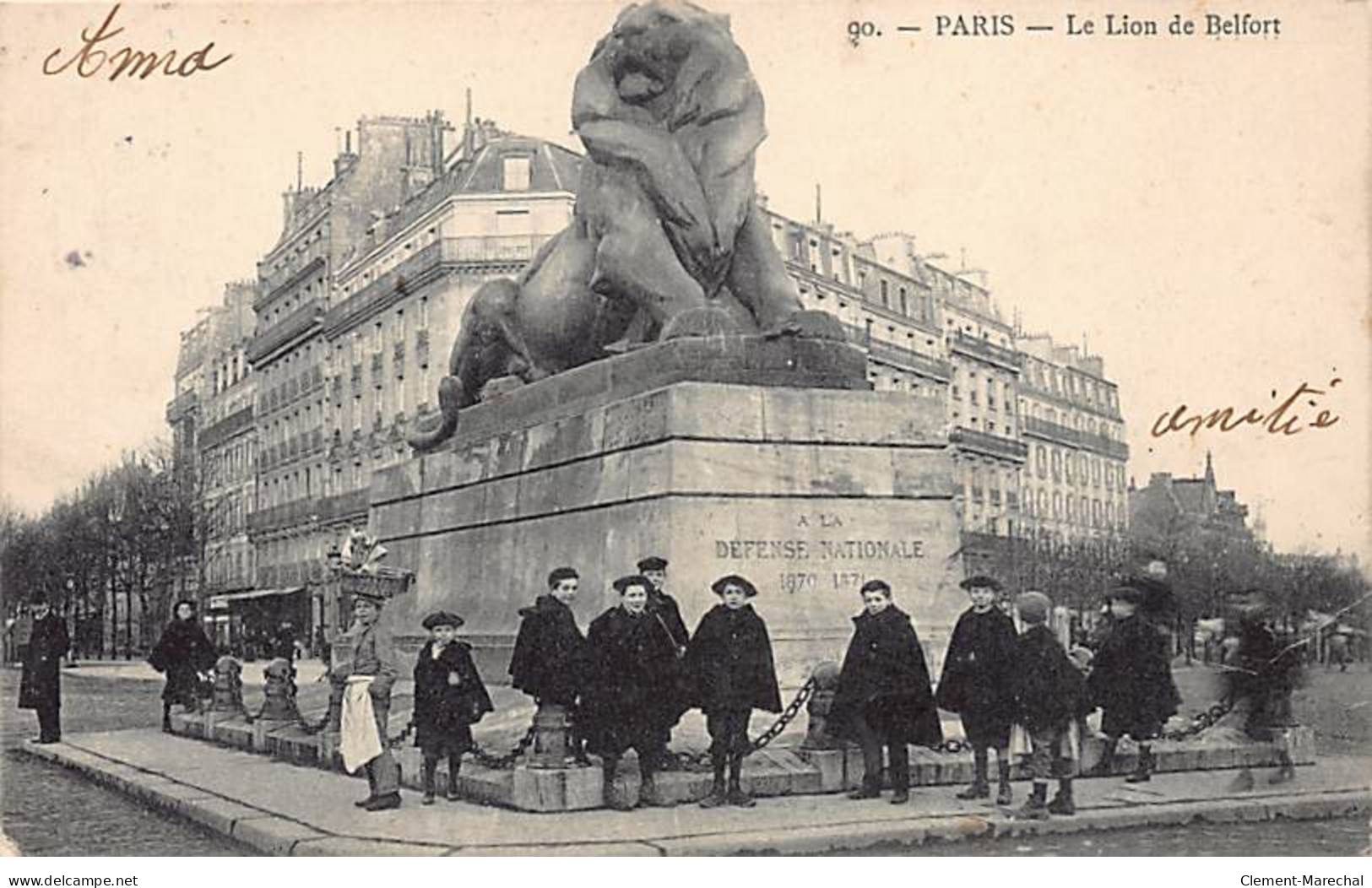 PARIS - Le Lion De Belfort - Très Bon état - District 14