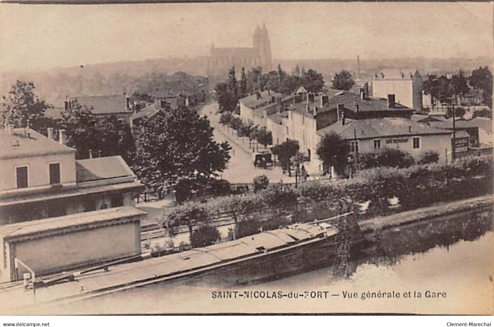 SAINT NICOLAS DE PORT - Vue Générale Et La Gare - Très Bon état - Saint Nicolas De Port