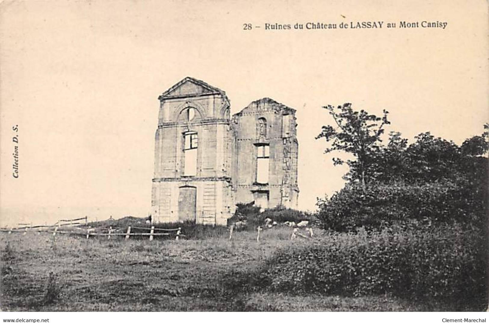 Ruines Du Château De LASSAY Au Mont Canisy - Très Bon état - Lassay Les Chateaux