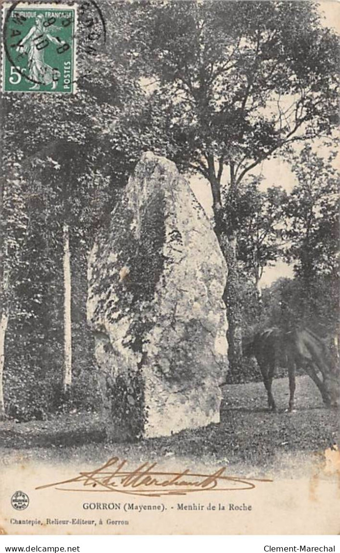 GORRON - Menhir De La Roche - Très Bon état - Gorron