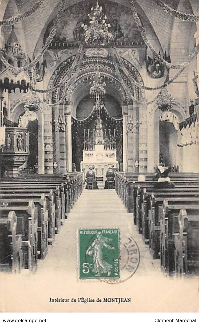 Intérieur De L'Eglise De MONTJEAN - Très Bon état - Other & Unclassified