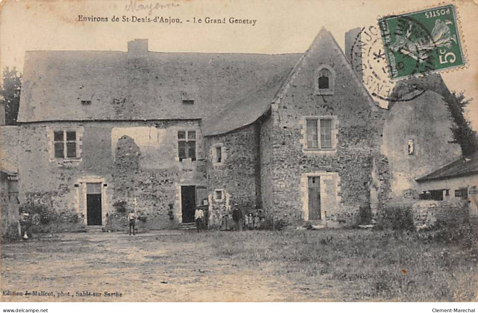 Environs De Saint Denis D'Anjou - Le Grand Genetay - Très Bon état - Altri & Non Classificati