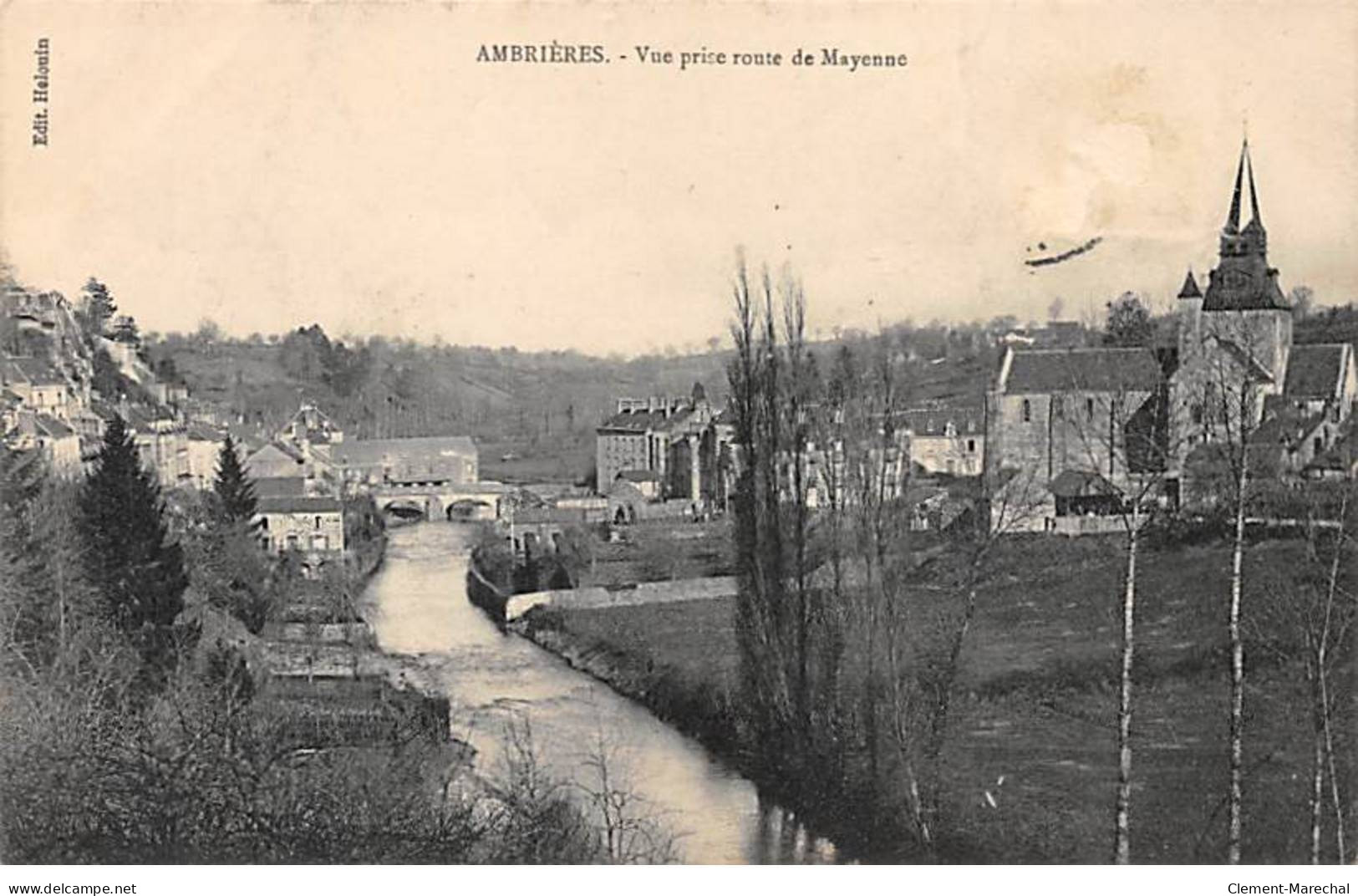 AMBRIERES - Vue Prise Route De Mayenne - Très Bon état - Ambrieres Les Vallees