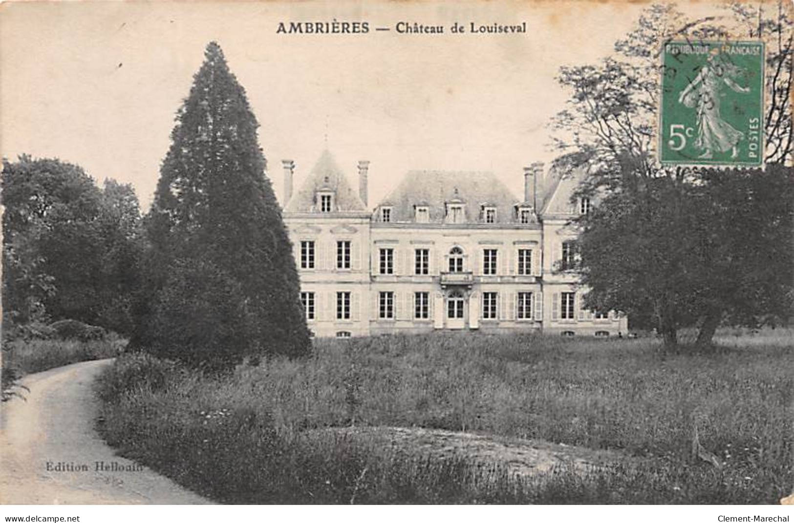 AMBRIERES - Château De Louiseval - Très Bon état - Ambrieres Les Vallees