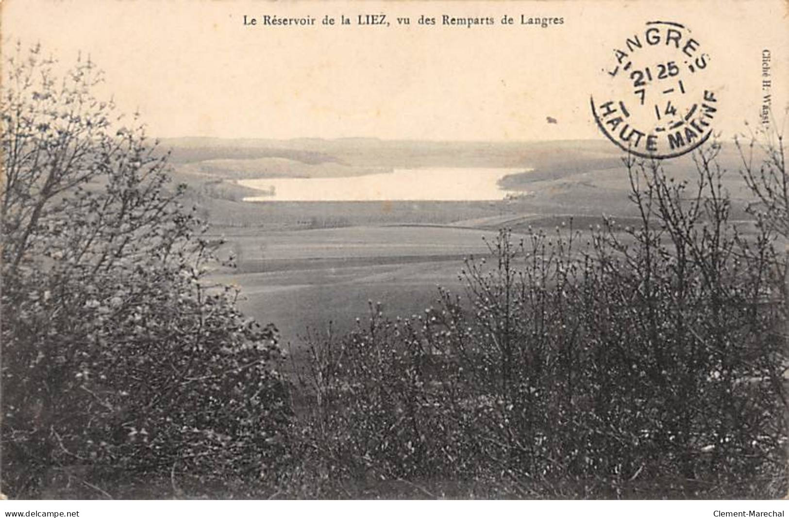 Le Réservoir De La LIEZv Vu Des Remparts De LANGRES - Très Bon état - Langres