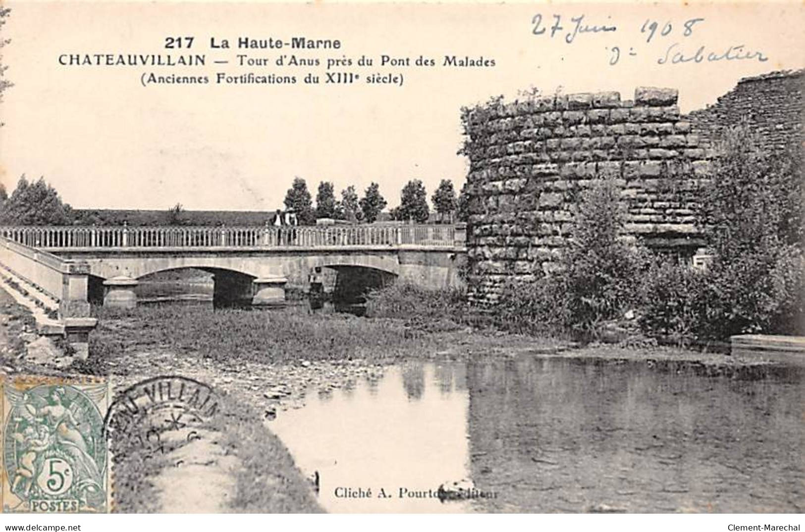 CHATEAUVILLAIN - Tours D'Anus Près Du Pont Des Malades - Très Bon état - Chateauvillain