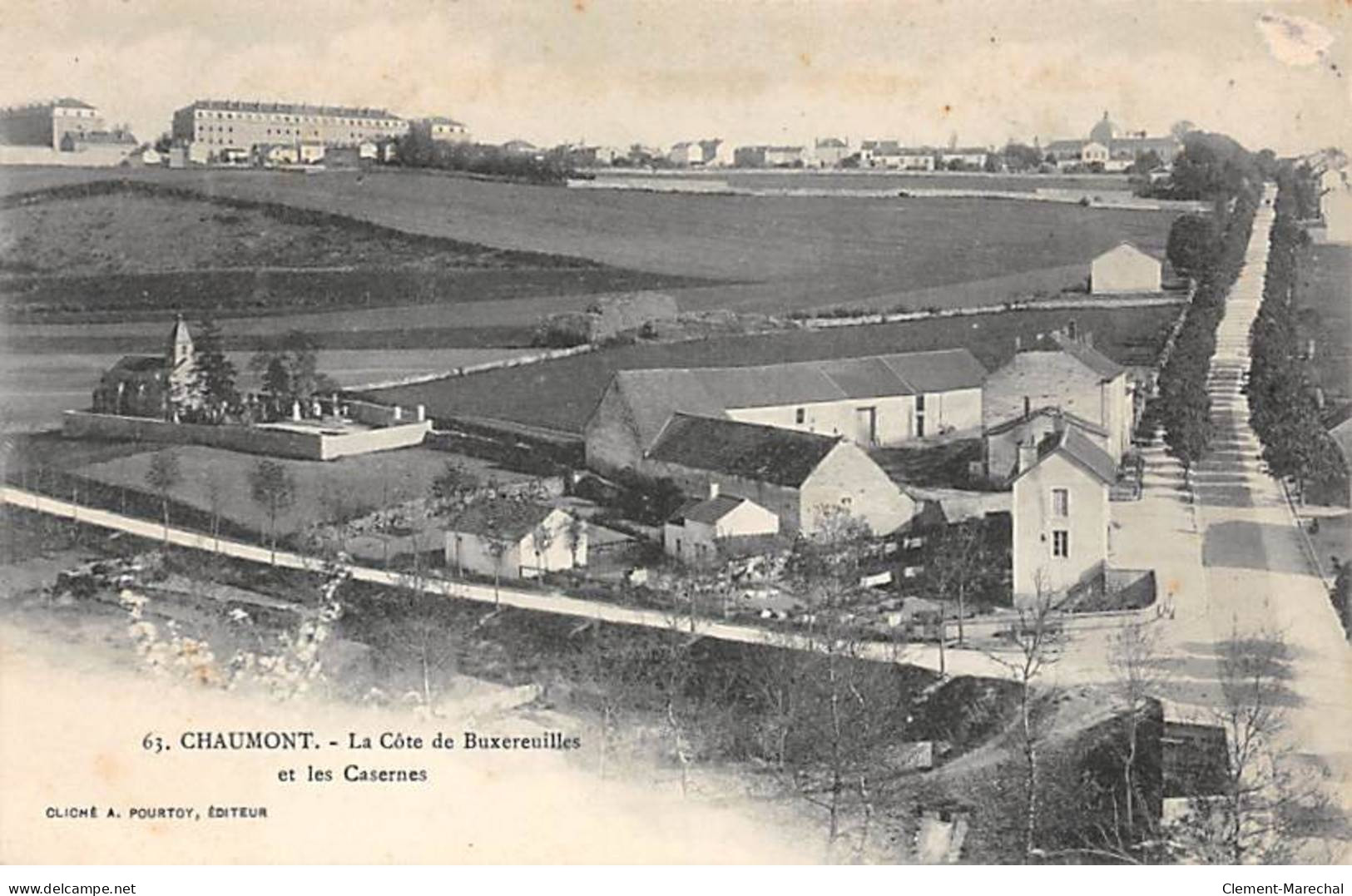 CHAUMONT - La Côte De Buxereuilles Et Les Casernes - Très Bon état - Chaumont