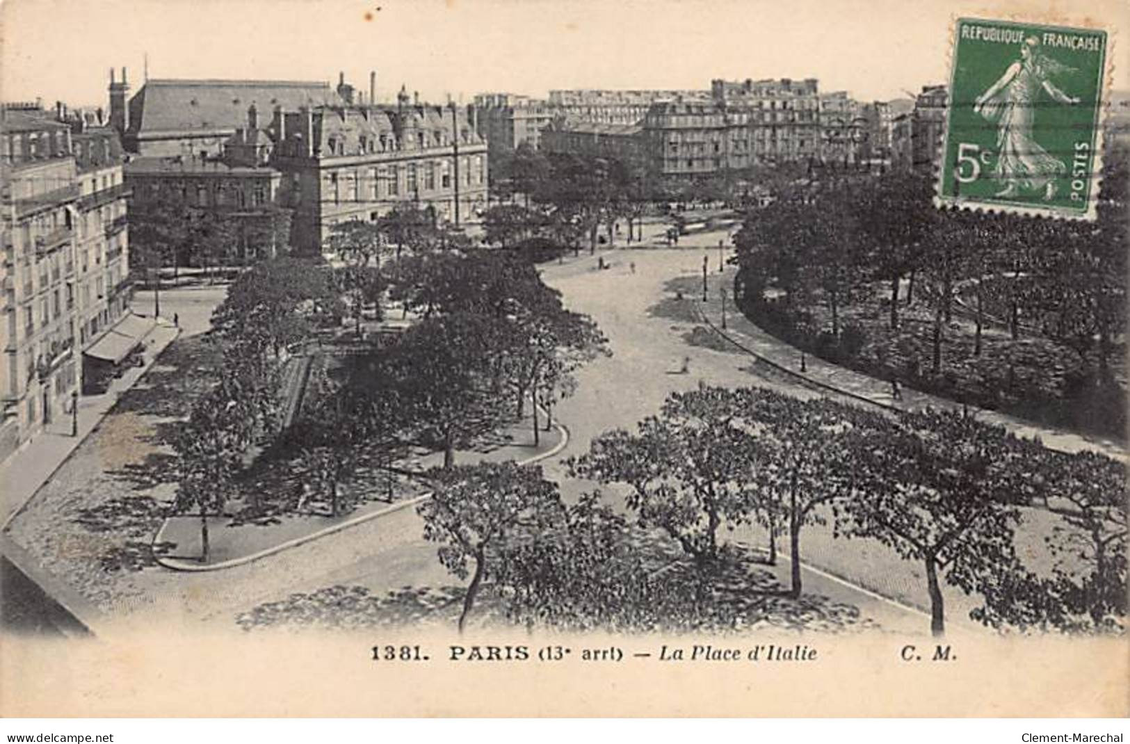 PARIS - La Place D'Italie - Très Bon état - District 13