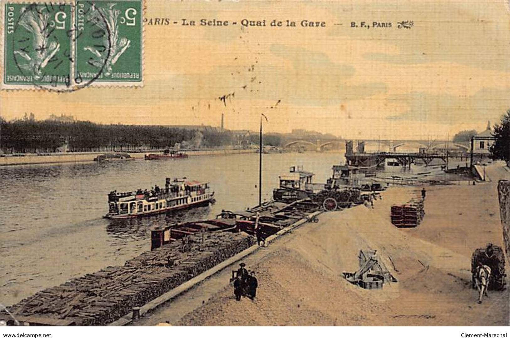 PARIS - La Seine - Quai De La Gare - Très Bon état - Bar, Alberghi, Ristoranti