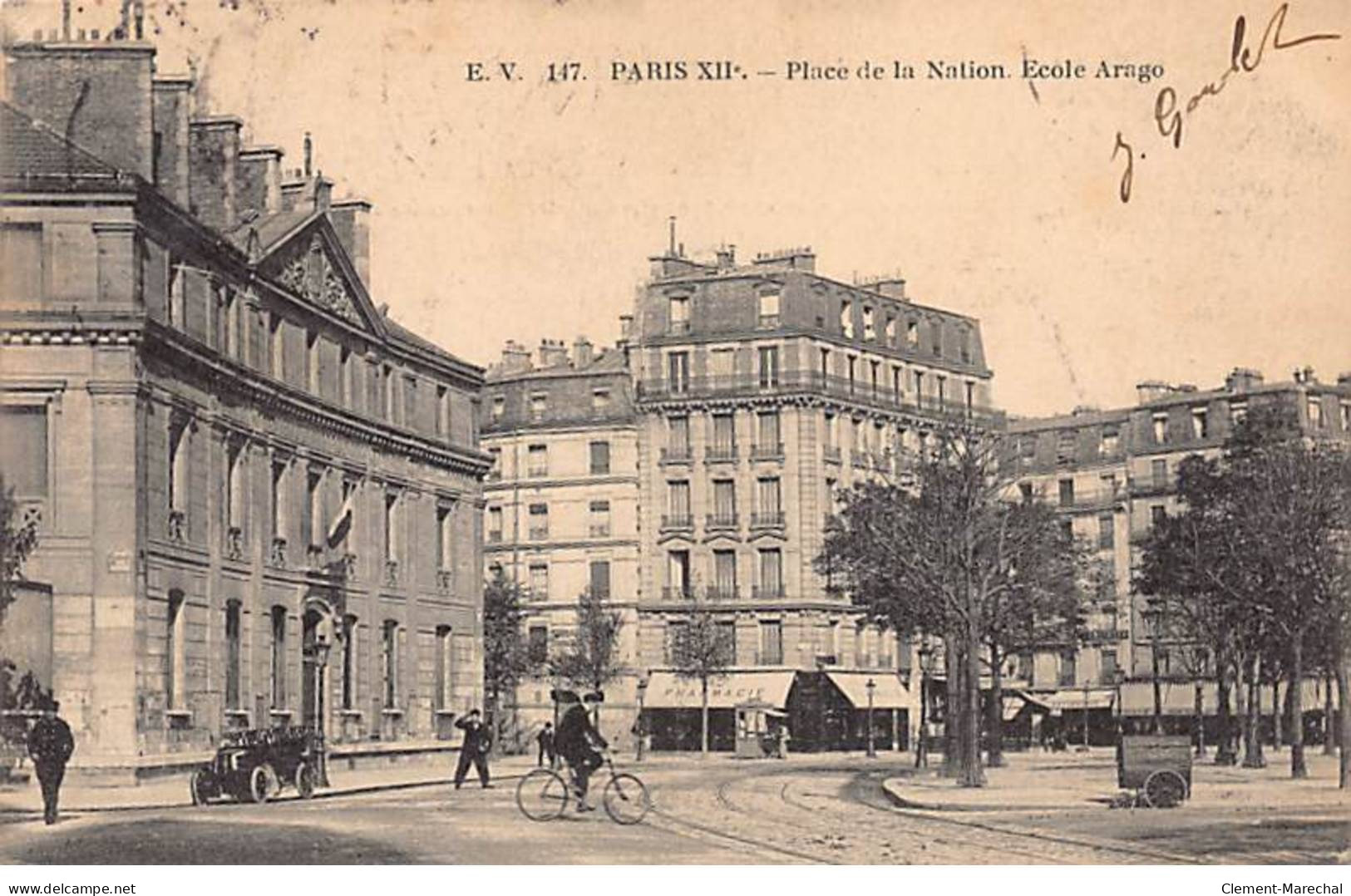 PARIS - Place De La Nation - Ecole Arago - Très Bon état - Distrito: 12