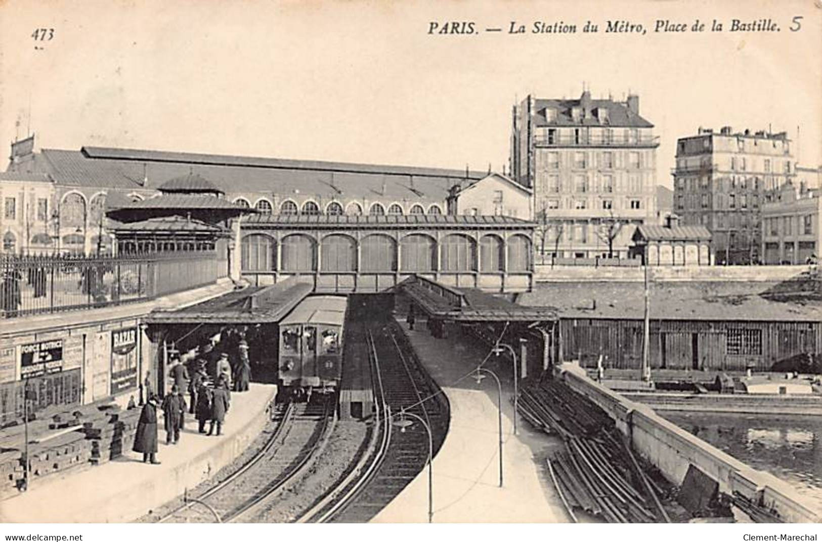 PARIS - La Station Du Métro, Place De La Bastille - Très Bon état - District 11