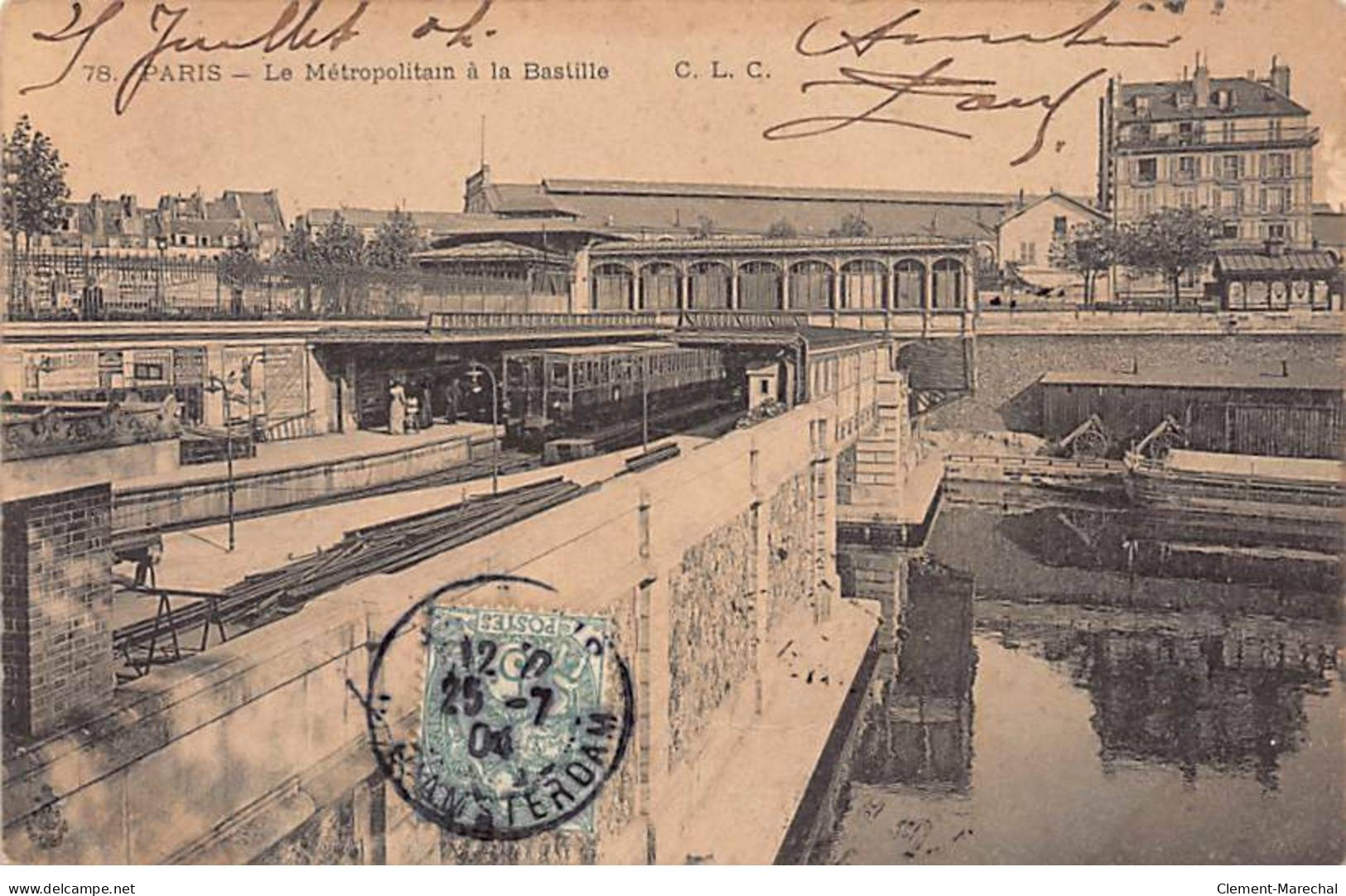 PARIS - Le Métropolitain à La Bastille - Très Bon état - Paris (11)