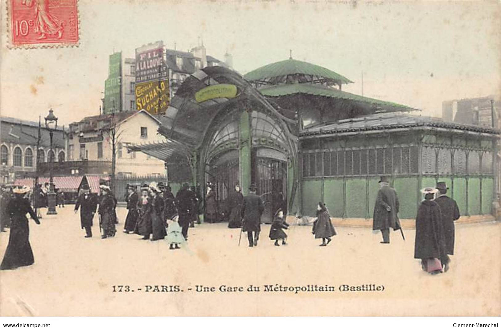 PARIS - Une Gare Du Métropolitain - Bastille - état - Distrito: 11