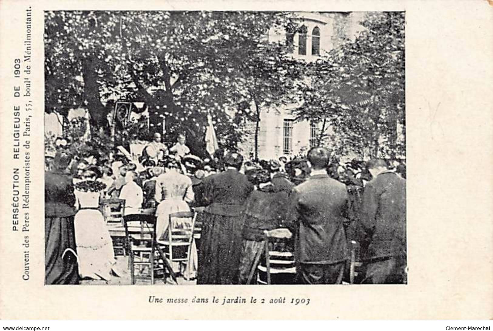 PARIS - Persécution Religieuse De 1903 - Couvent Des Pères Rédemptoristes De Paris - Une Messe - Très Bon état - District 11