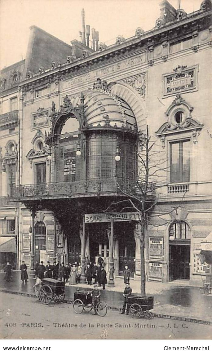 PARIS - Théâtre De La Porte Saint Martin - Très Bon état - District 10