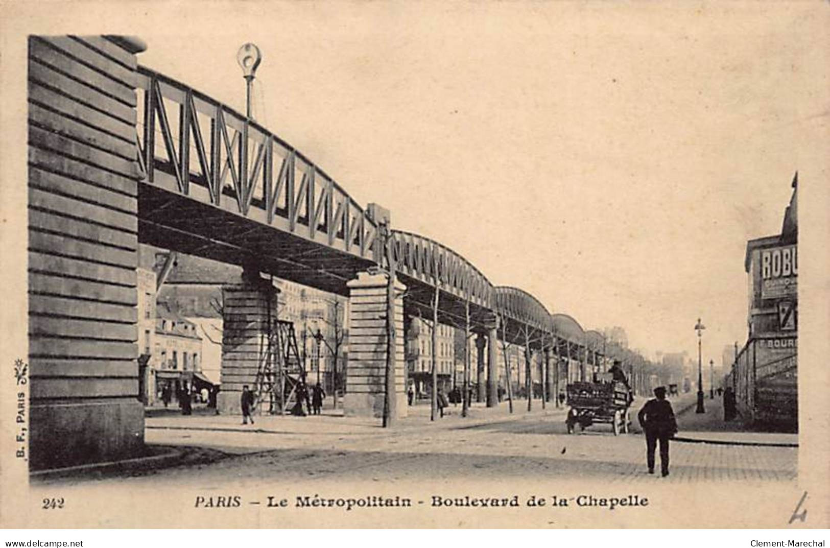 PARIS - Le Métropolitain - Le Boulevard De La Chapelle - Très Bon état - Distretto: 10