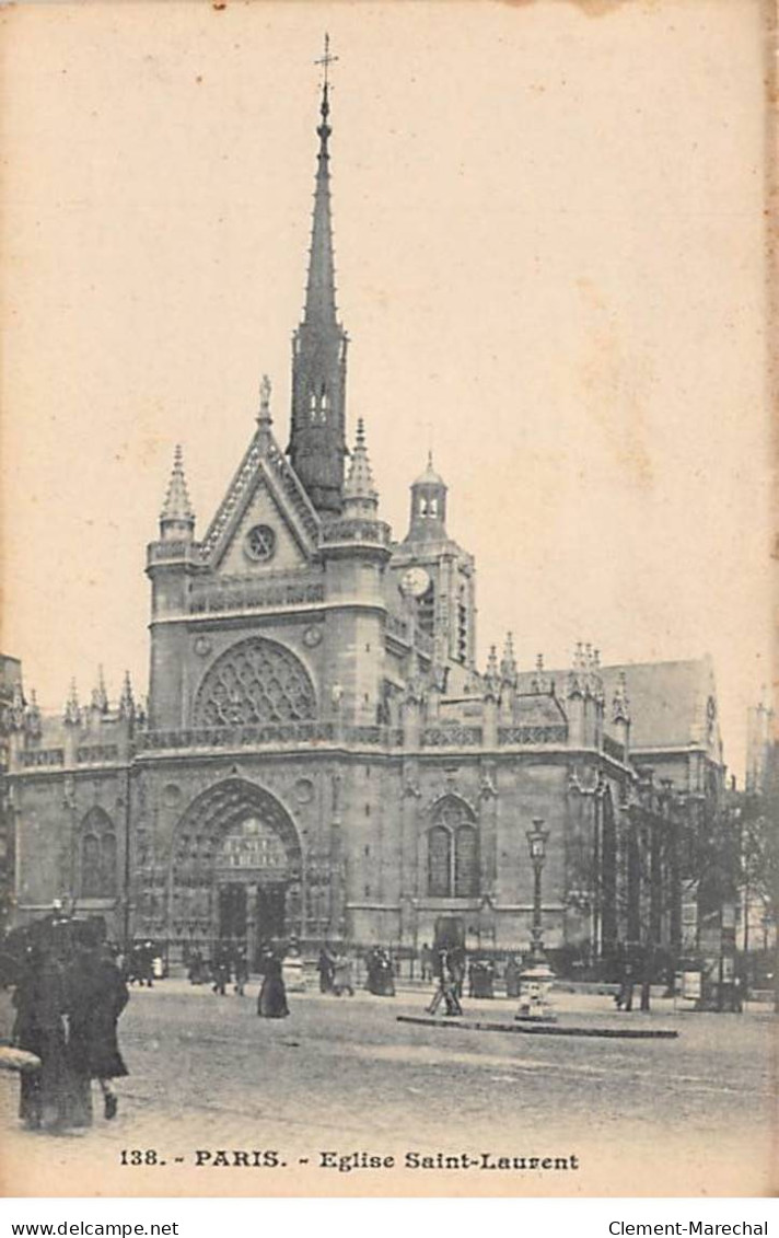 PARIS - Eglise Saint Laurent - Très Bon état - Paris (10)
