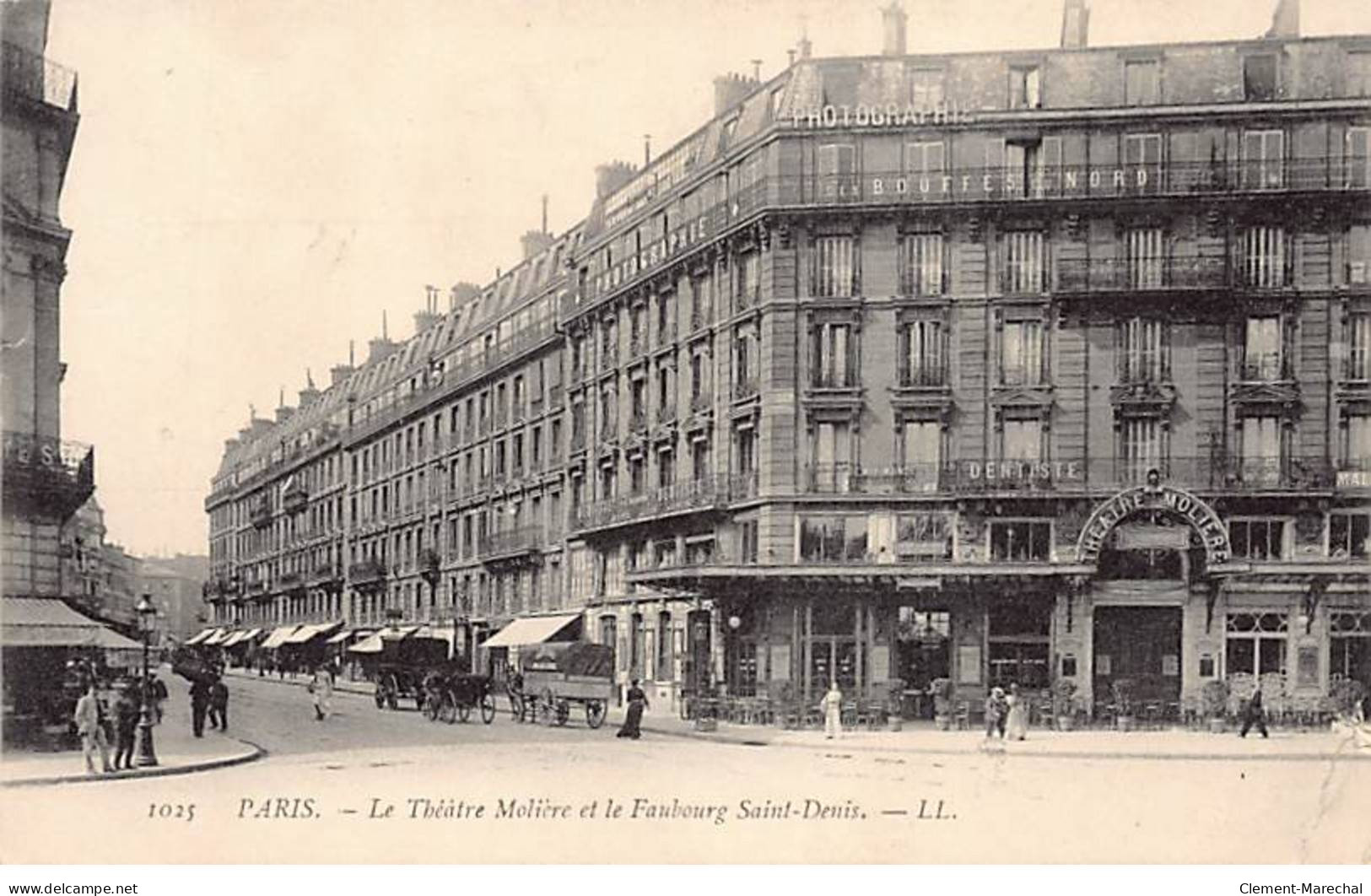 PARIS - Le Théâtre Molière Et Le Faubourg Saint Denis - Très Bon état - Paris (10)