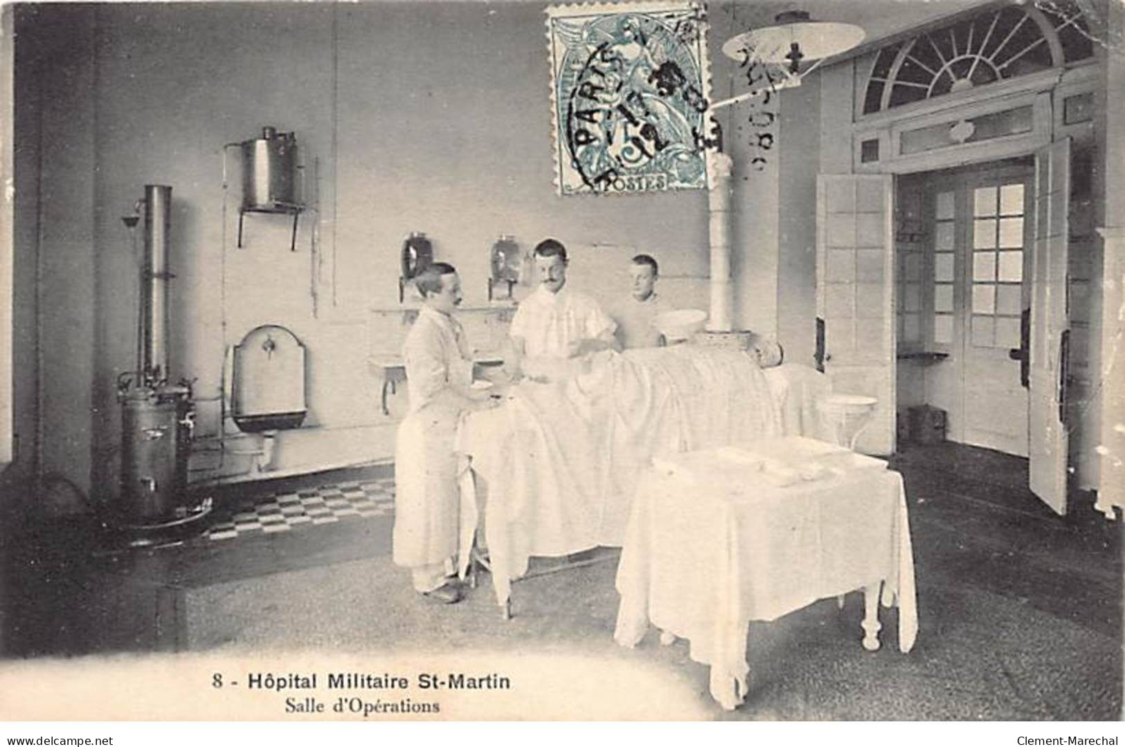 PARIS - Hôpital Militaire Saint Martin - Salle D'Opération - Très Bon état - Paris (10)