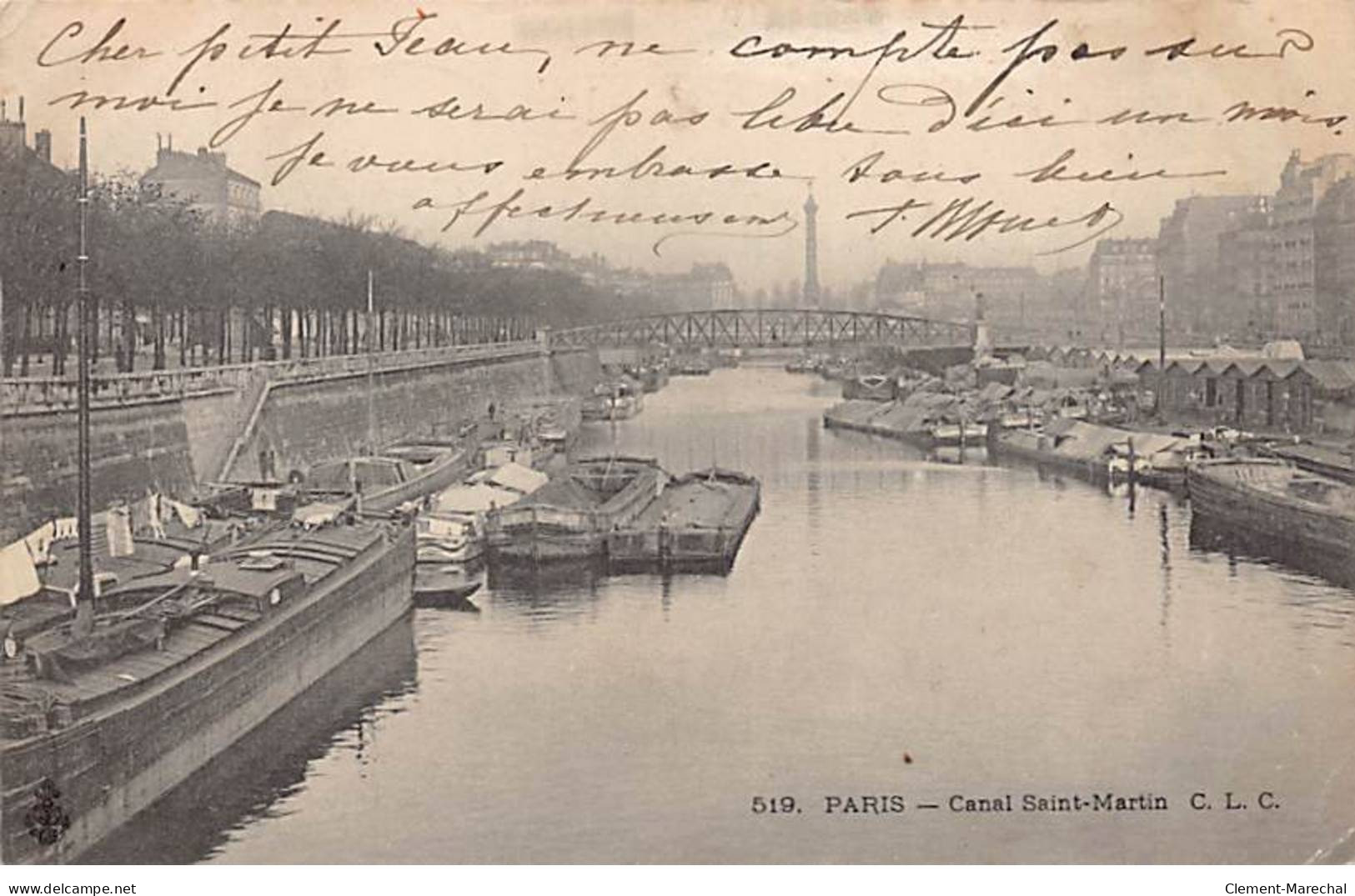 PARIS - Canal Saint Martin - Très Bon état - Arrondissement: 04