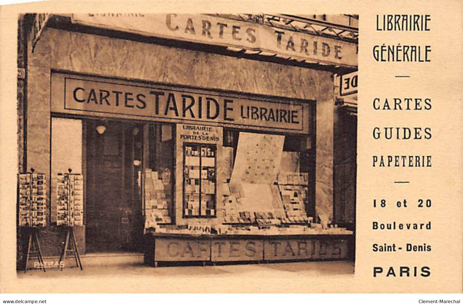 PARIS - Librairie Générale - Boulevard Saint Denis - Très Bon état - Paris (10)