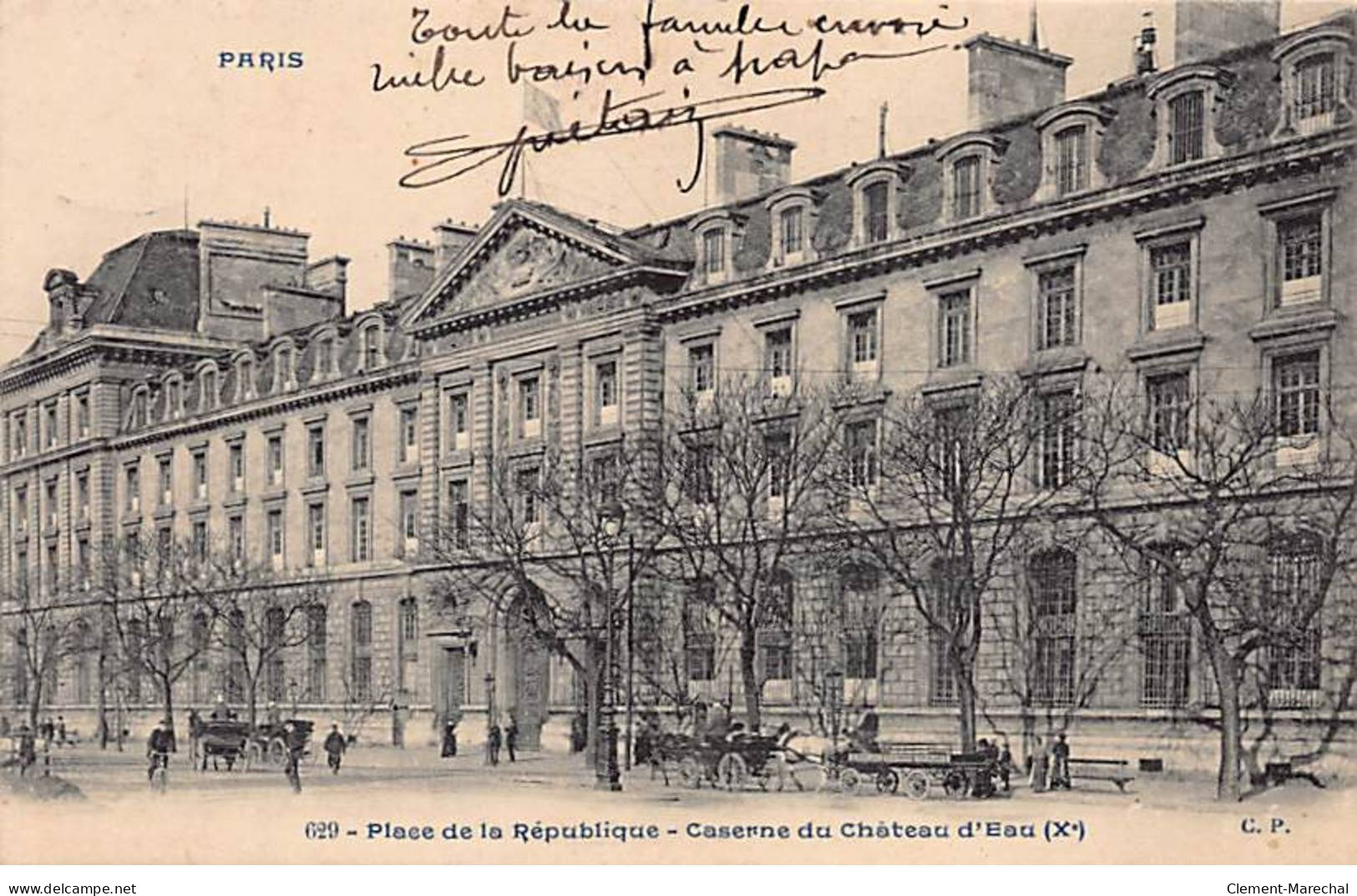 PARIS - Place De La République - Caserne Du Château D'Eau - Très Bon état - Paris (10)