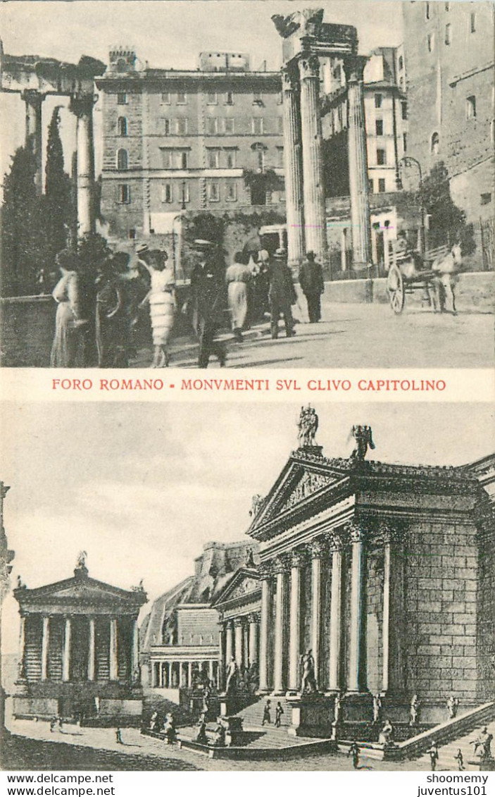 CPA Roma-Foro Romano-Clivo Capitolino      L2041 - Otros Monumentos Y Edificios