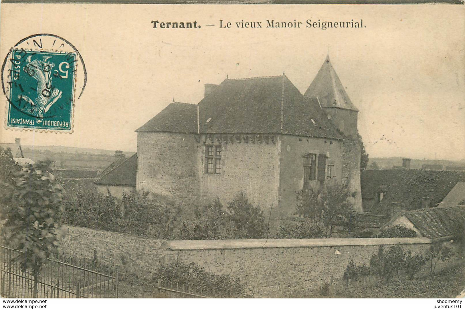 CPA Ternant-Le Vieux Manoir Seigneurial-Timbre     L2044 - Other & Unclassified