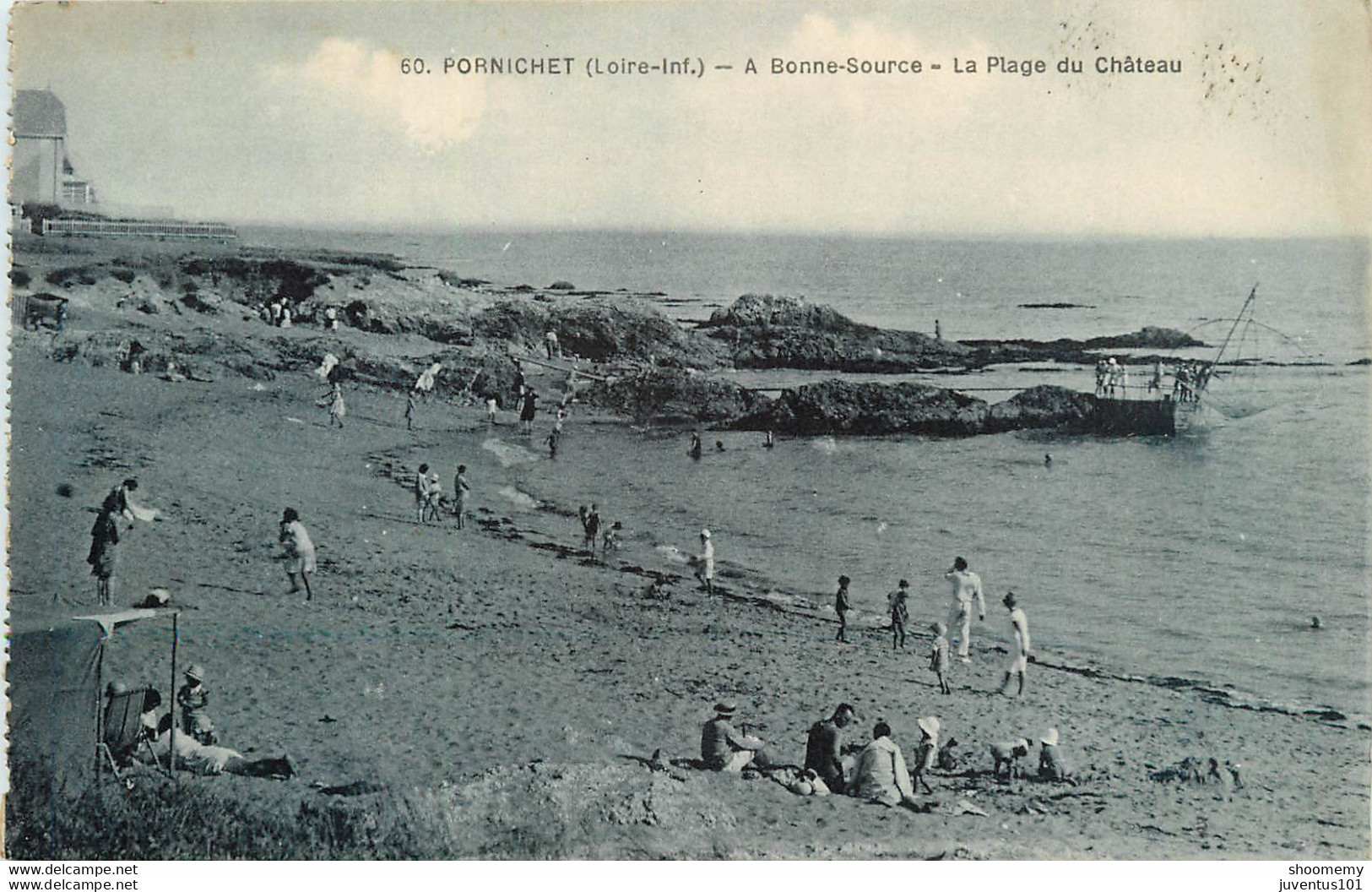 CPA Pornichet-A Bonne Source-La Plage Du Château      L1097 - Pornichet