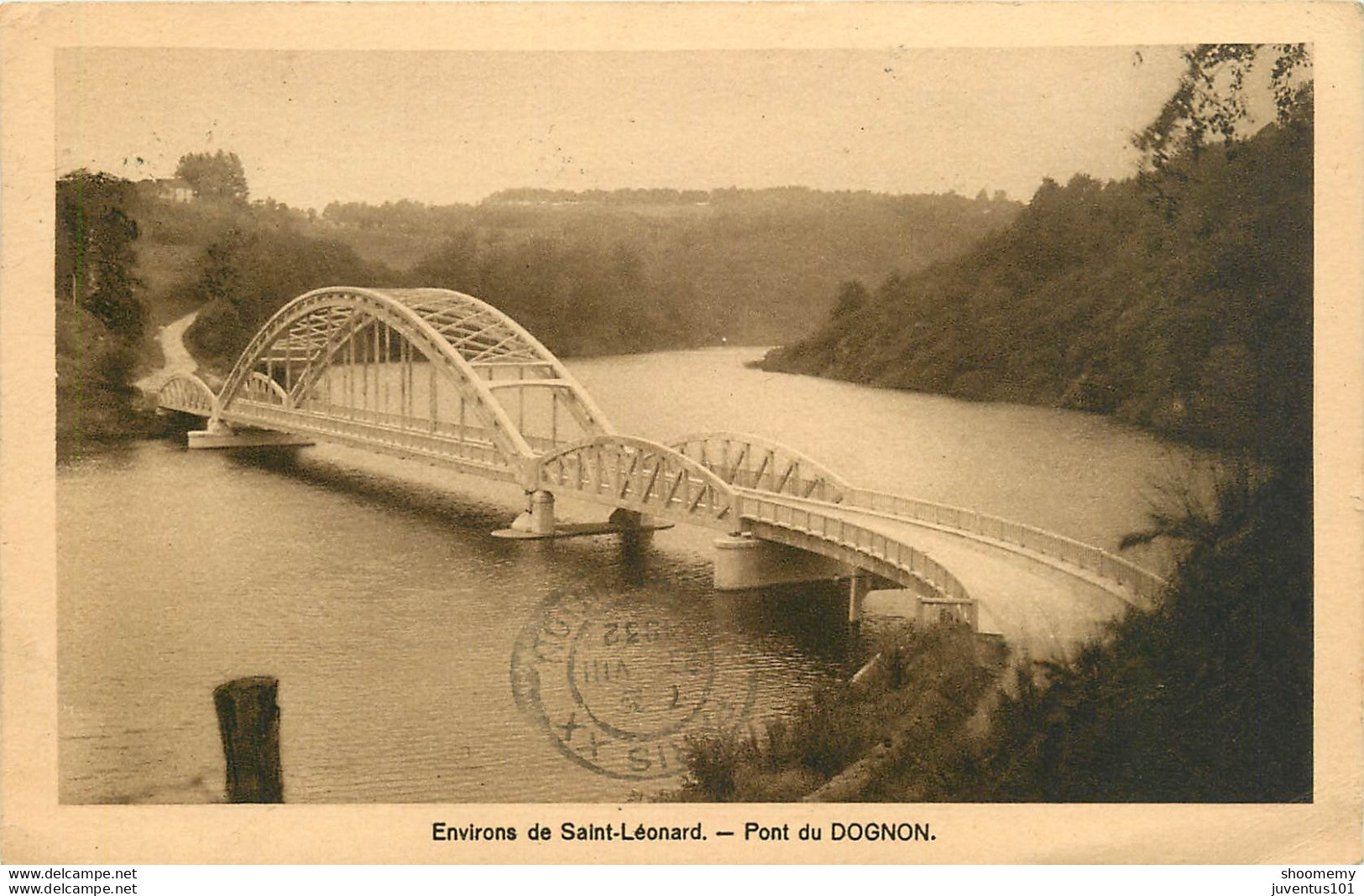 CPA Environs De Saint Léonard-Pont Du Dognon-Timbre      L1098 - Saint Leonard De Noblat