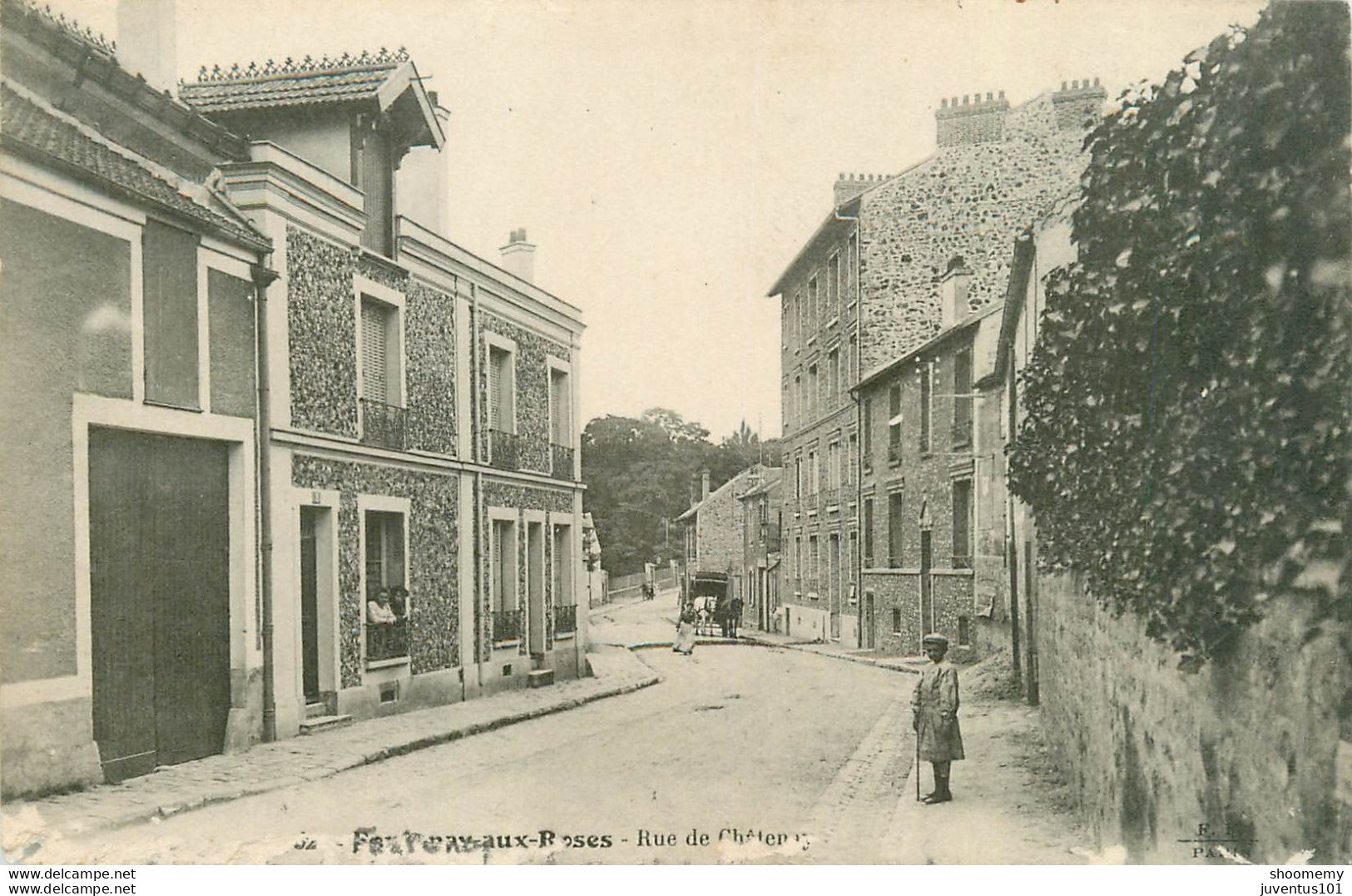 CPA Fontenay Aux Roses-Rue De Chatenay-état Mauvais     L2108 - Fontenay Aux Roses