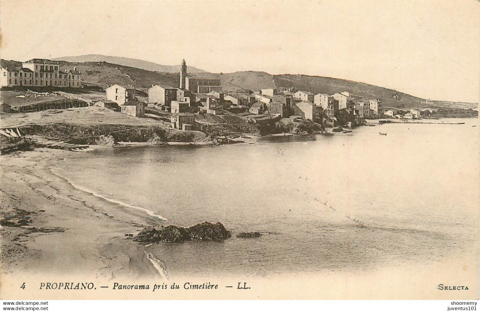 CPA Corse-Propriano-Panorama Pris Du Cimetière-4     L2108 - Sonstige & Ohne Zuordnung