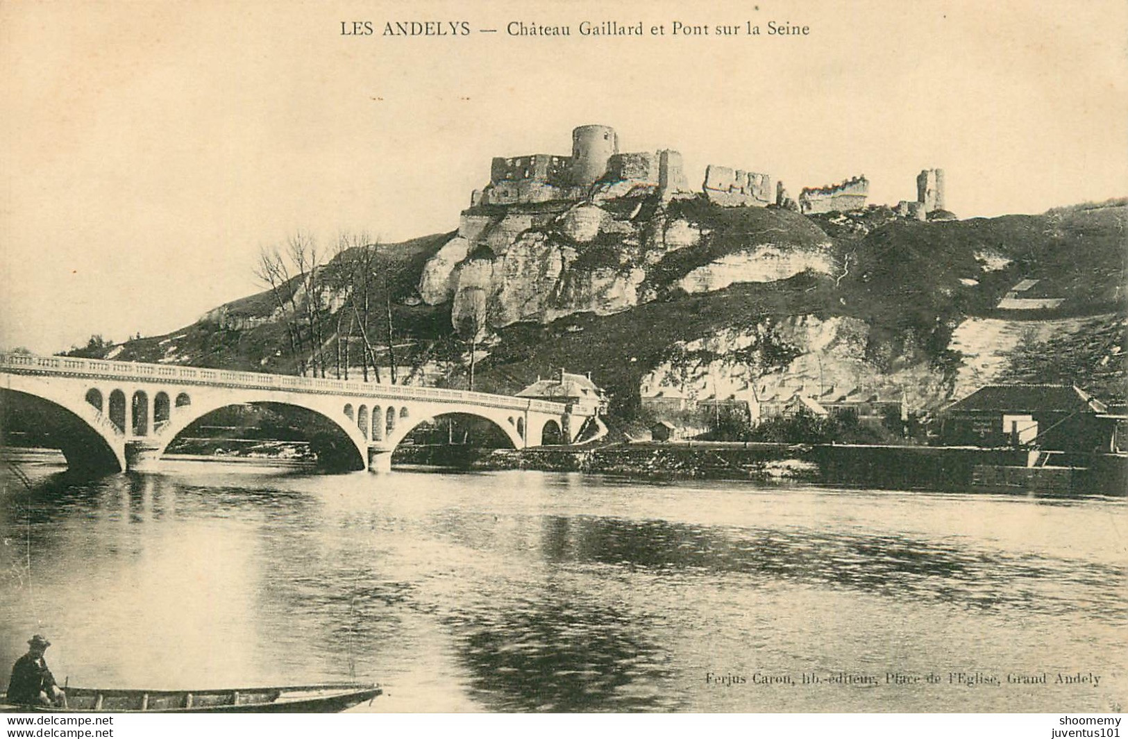 CPA Les Andelys-Château Gaillard Et Pont Sur La Seine      L1716 - Les Andelys