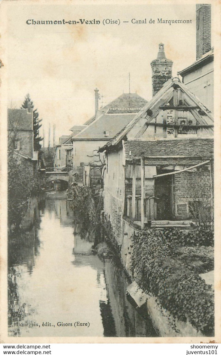 CPA Chaumont En Vexin-Canal De Marquemont-Timbre      L1721 - Chaumont En Vexin