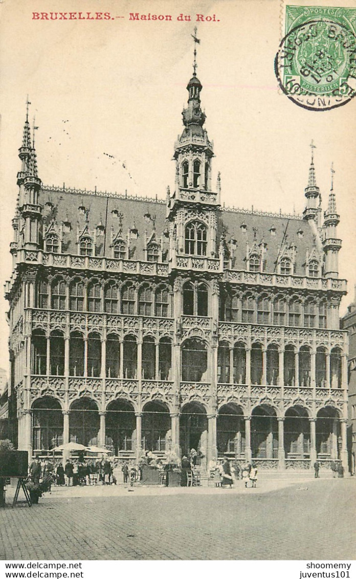 CPA Bruxelles-Maison Du Roi-Timbre     L1724 - Monumenten, Gebouwen