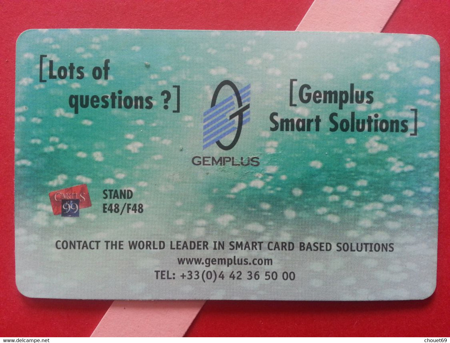 GEMPLUS Gemcard Salon Cartes 99  (BA0415 Sample Demo - Non Classificati