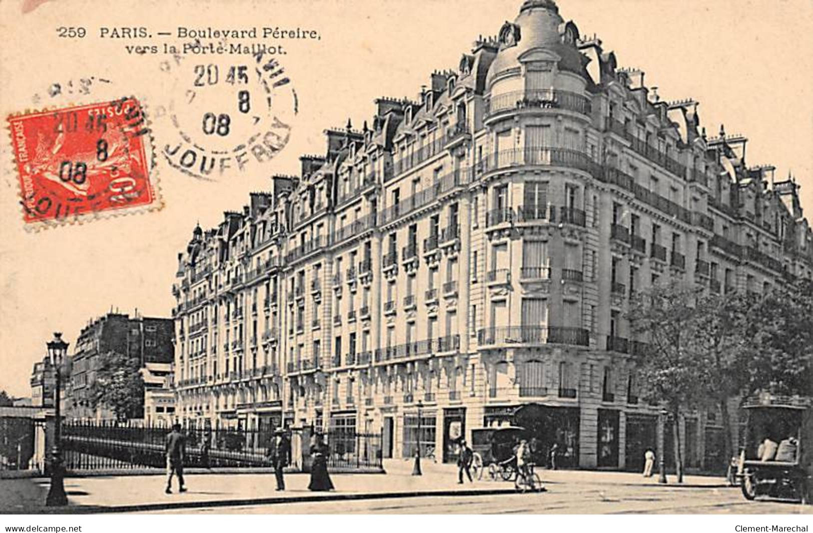 PARIS - Boulevard Pereire Vers La Porte Maillot - Très Bon état - Arrondissement: 17