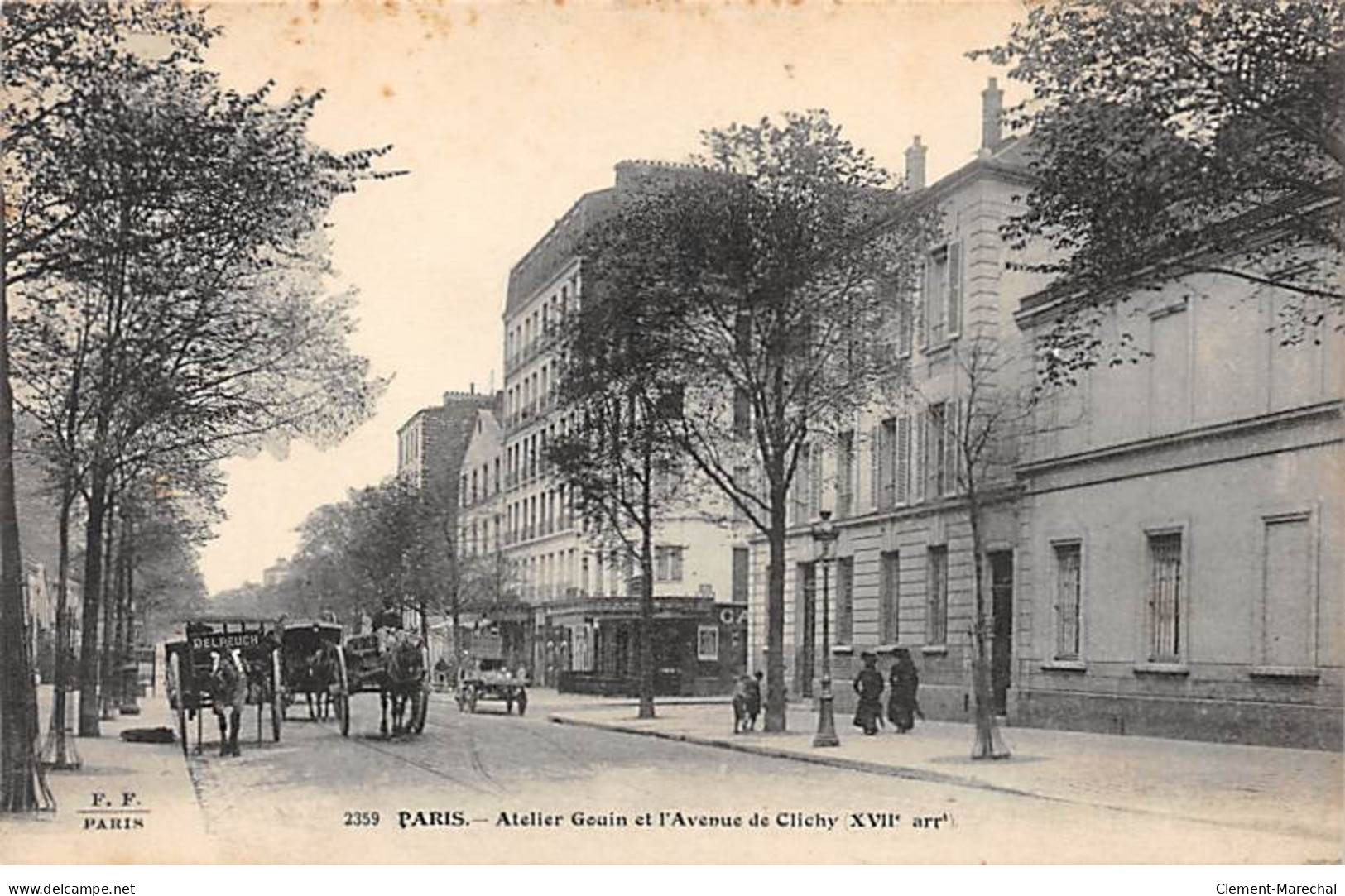 PARIS - Atelier Gouin Et L'Avenue De Clichy - F. F. - Très Bon état - Paris (17)