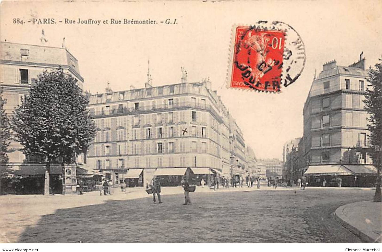 PARIS - Rue Jouffroy Et Rue Brémontier - Très Bon état - District 17