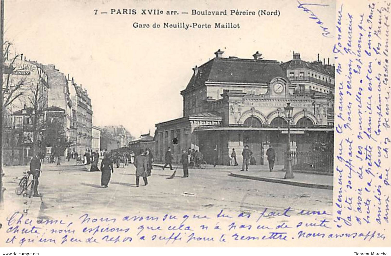PARIS - Boulevard Pereire - Gare De Neuilly - Porte Maillot - Très Bon état - Distrito: 17