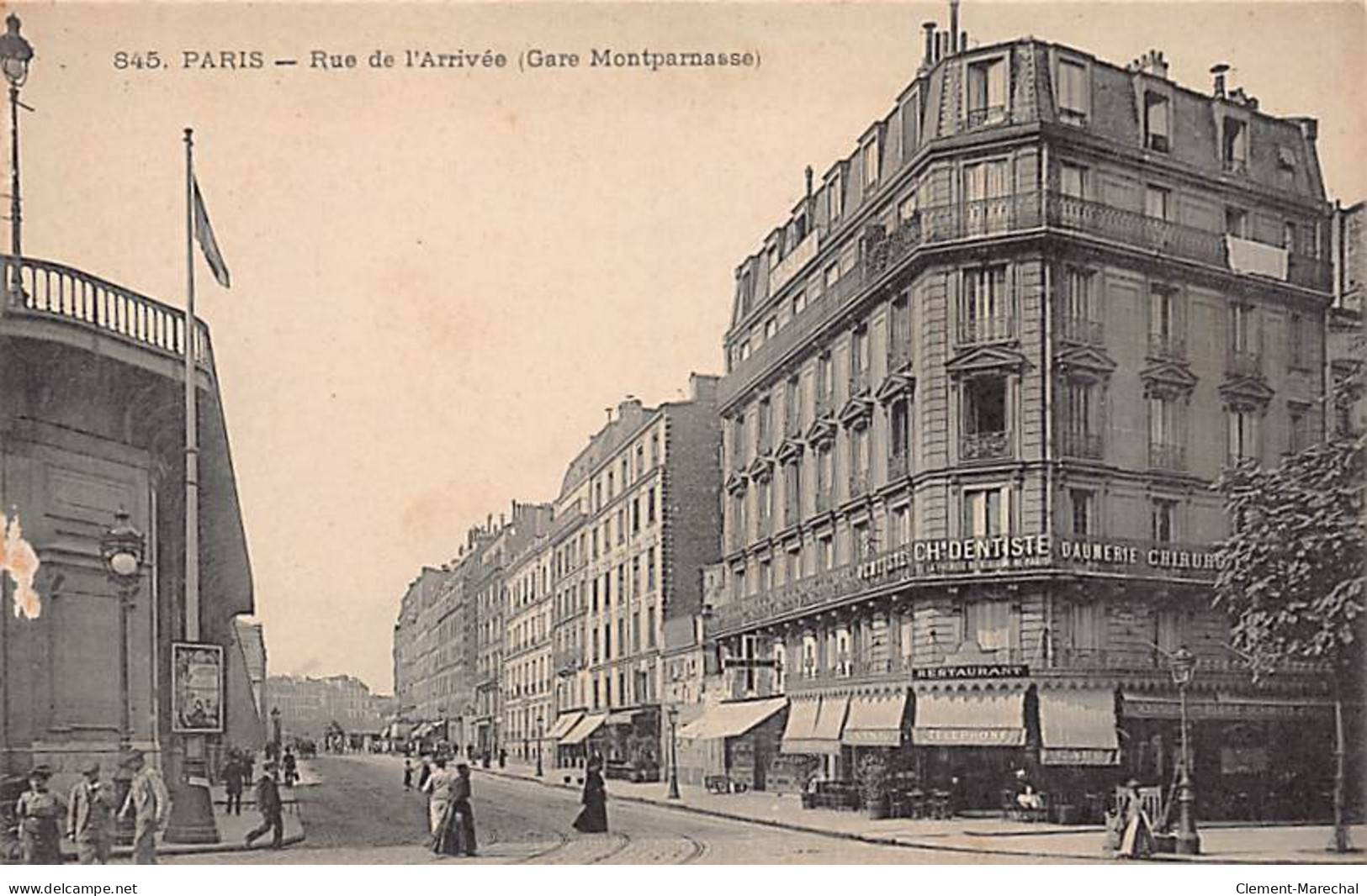 PARIS - Rue De L'Arrivée - Gare Montparnasse - Très Bon état - District 14
