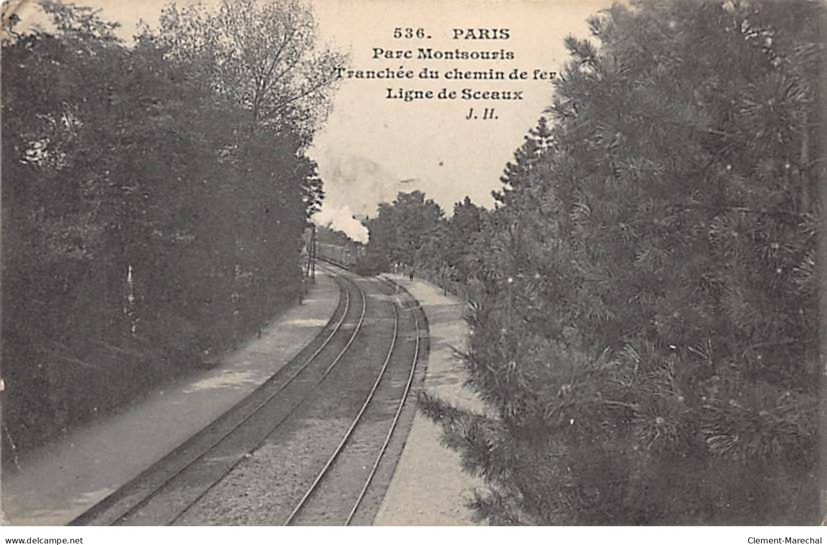 PARIS - Parc Montsouris - Tranchée Du Chemin De Fer - Ligne De Sceaux - Très Bon état - District 14