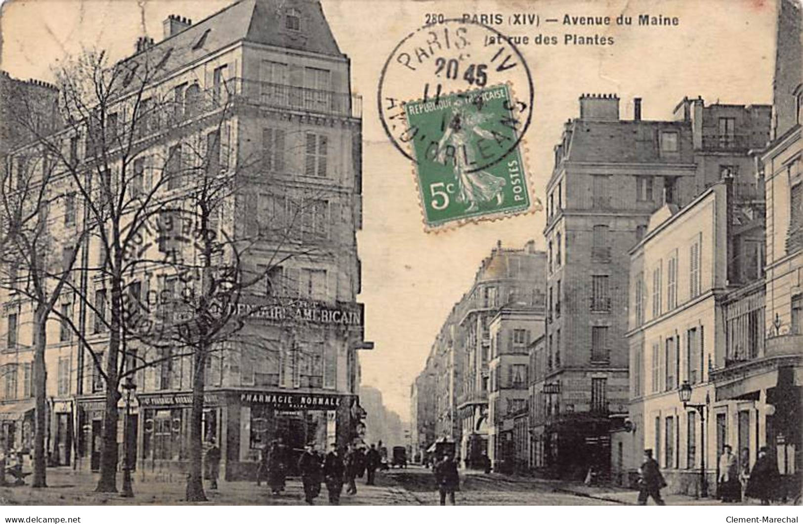 PARIS - Avenue Du Maine - La Rue Des Plantes - état - Arrondissement: 14