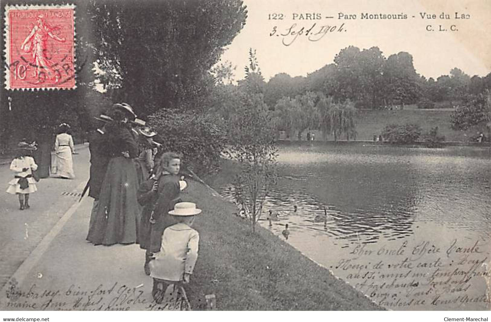 PARIS - Parc Montsouris - Vue Du Lac - Très Bon état - Distretto: 14