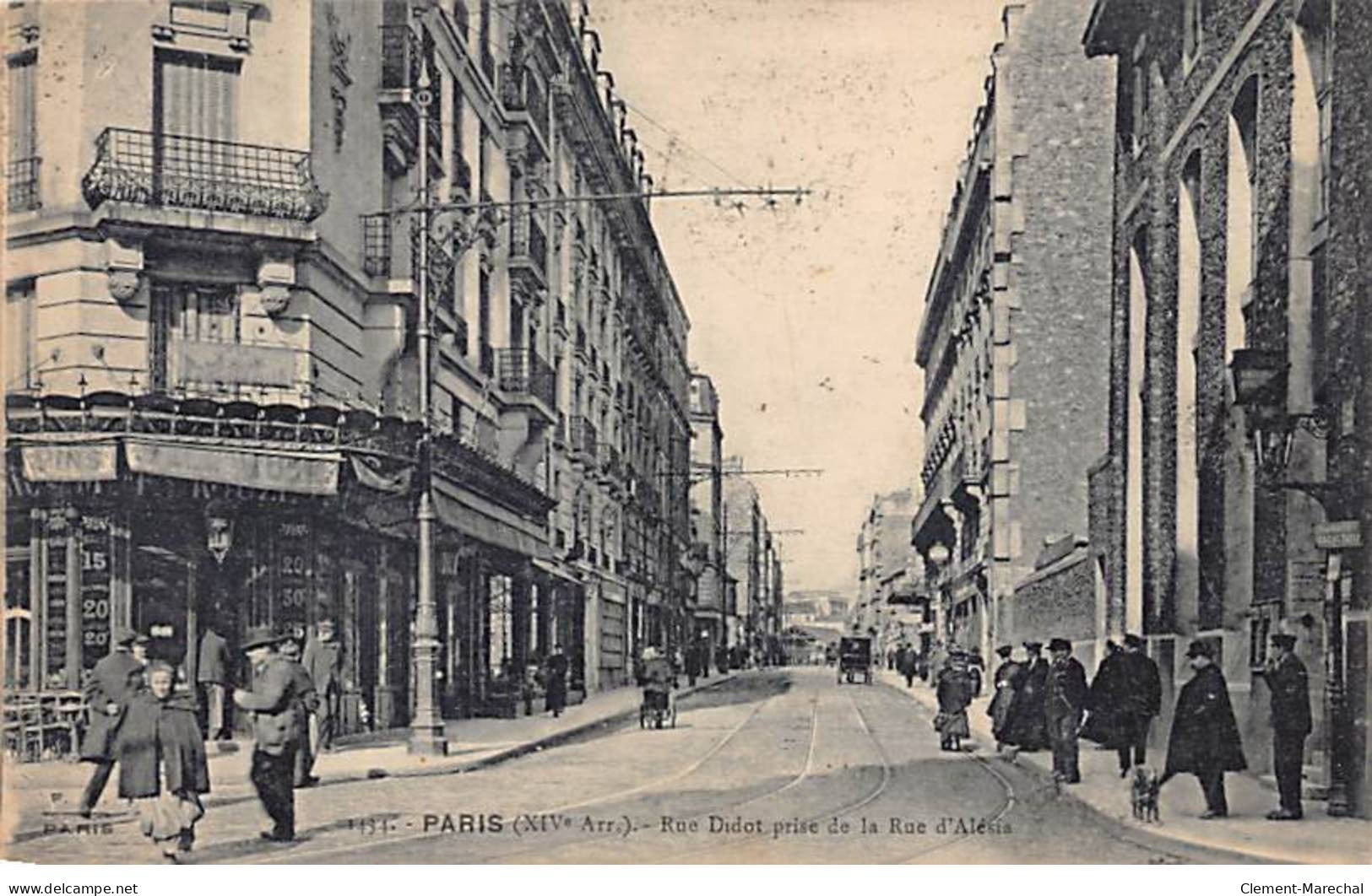 PARIS - Rue Didot Prise De La Rue D'Alésia - Très Bon état - Distretto: 14