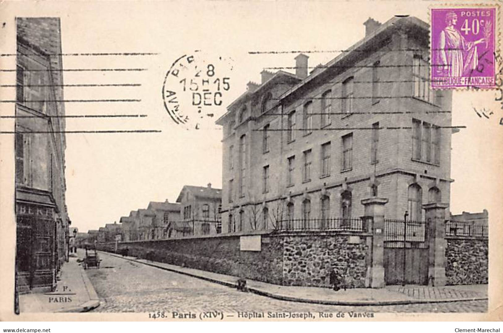 PARIS - Hôpital Saint Joseph - Rue De Vanves - Très Bon état - Paris (14)