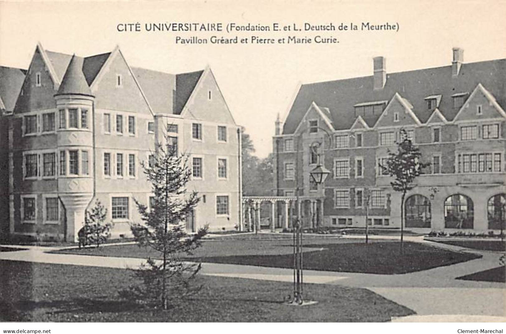 PARIS - Cité Universitaire - Pavillon Gréard Et Pierre Et Marie Curie - Très Bon état - Distretto: 14
