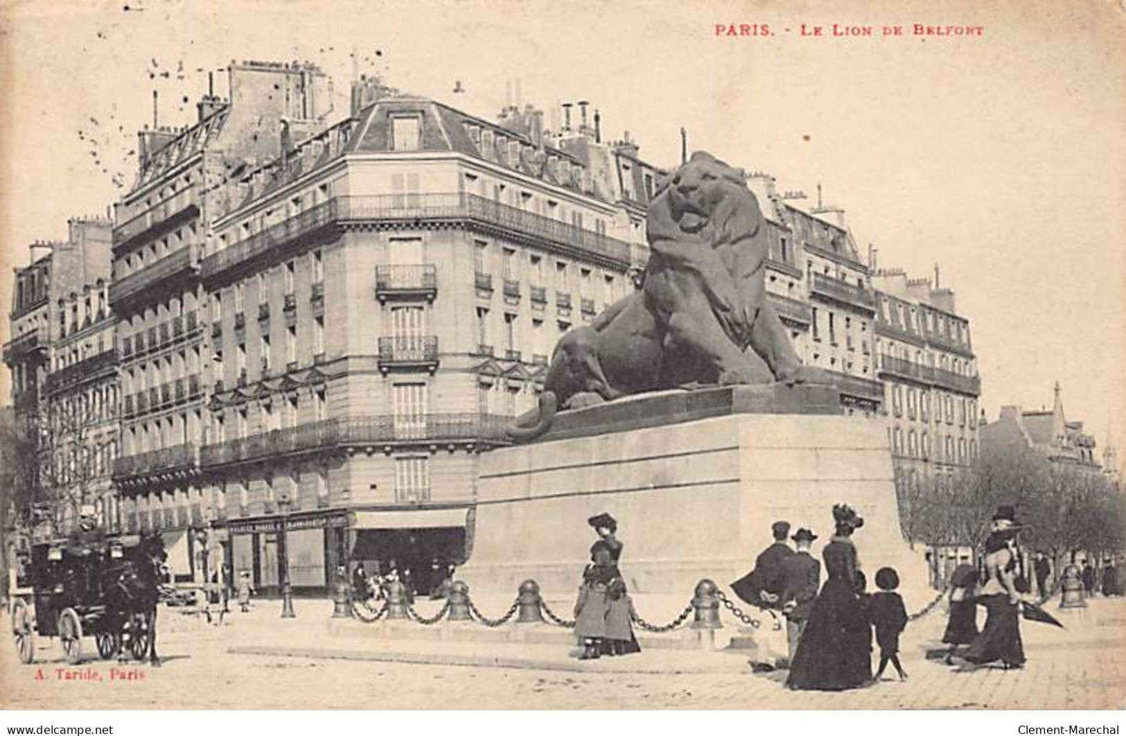 PARIS - Le Lion De Belfort - Très Bon état - Arrondissement: 14