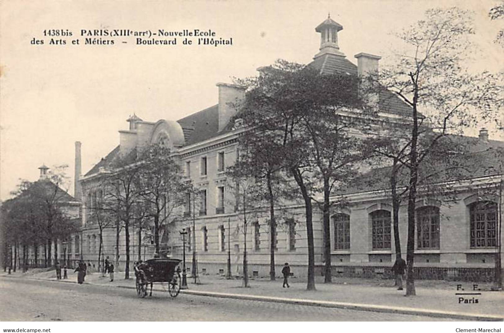 PARIS - Nouvelle Ecole Des Arts Et Métiers - Boulevard De L'Hôpital - F. F. - Très Bon état - Distrito: 13