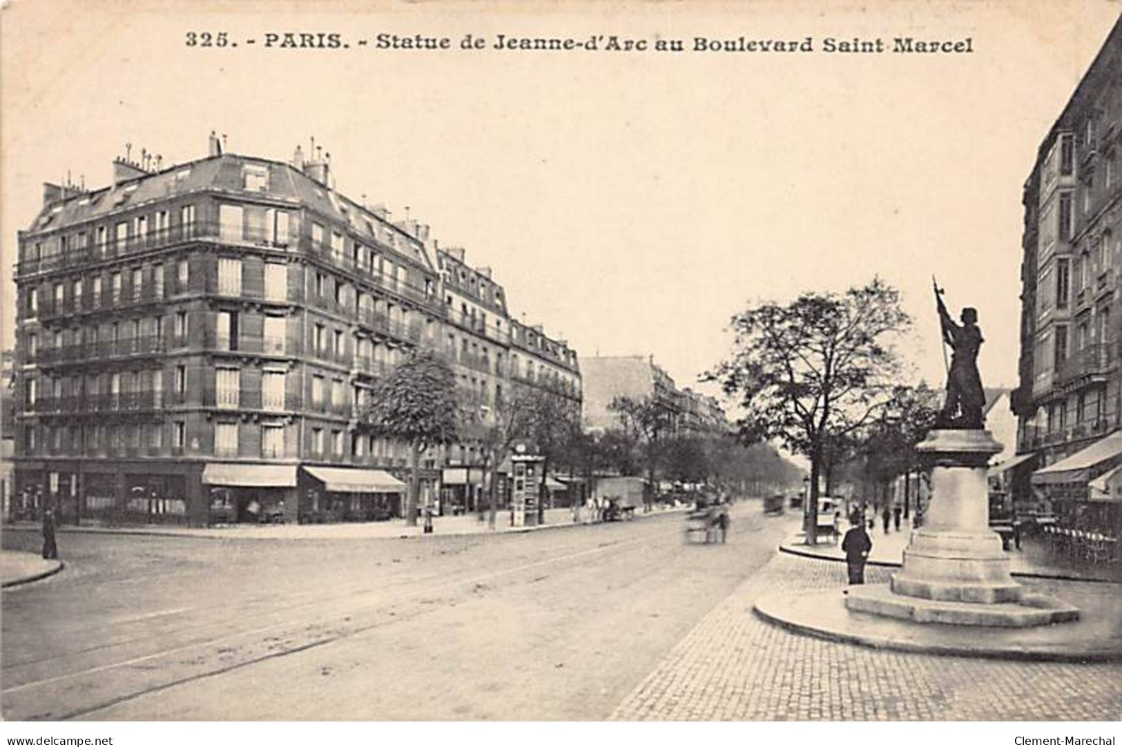 PARIS - Statue De Jeanne D'Arc Au Boulevard Saint Marcel - Très Bon état - District 13